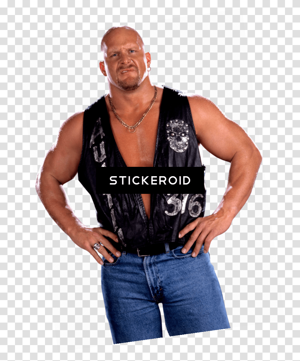 Wwe Cold Stone Wwe Stone Cold Render, Person, Human, Apparel Transparent Png