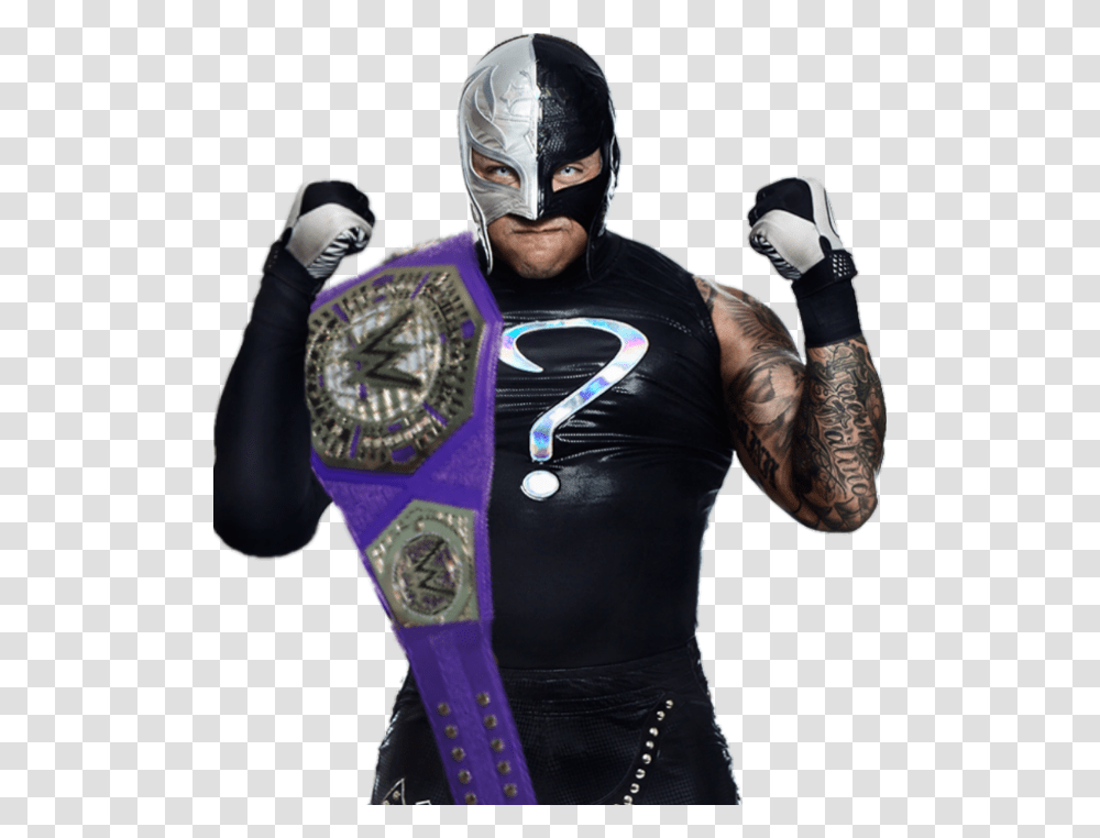 Wwe Cruiserweight Champion By Rey Mysterio Wwe Cruiserweight Championship, Person, Human, Costume, Sport Transparent Png