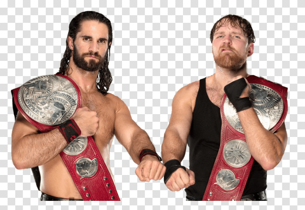 Wwe Dean Ambrose And Seth Rollins, Person, Human, Skin, Sport Transparent Png