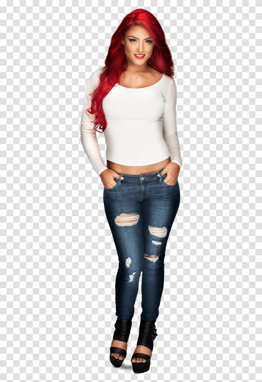 Wwe Girl Image Hd Full, Pants, Jeans, Person Transparent Png