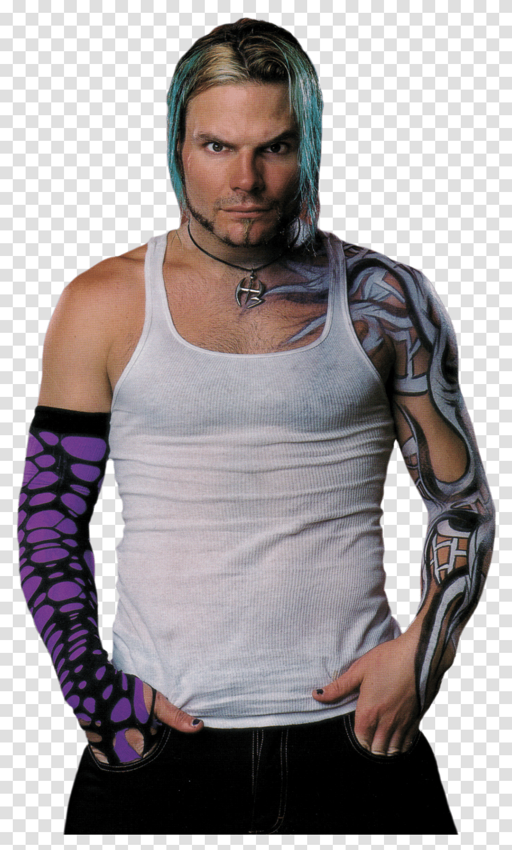 Wwe Jeff Hardy 2002, Skin, Undershirt, Person Transparent Png