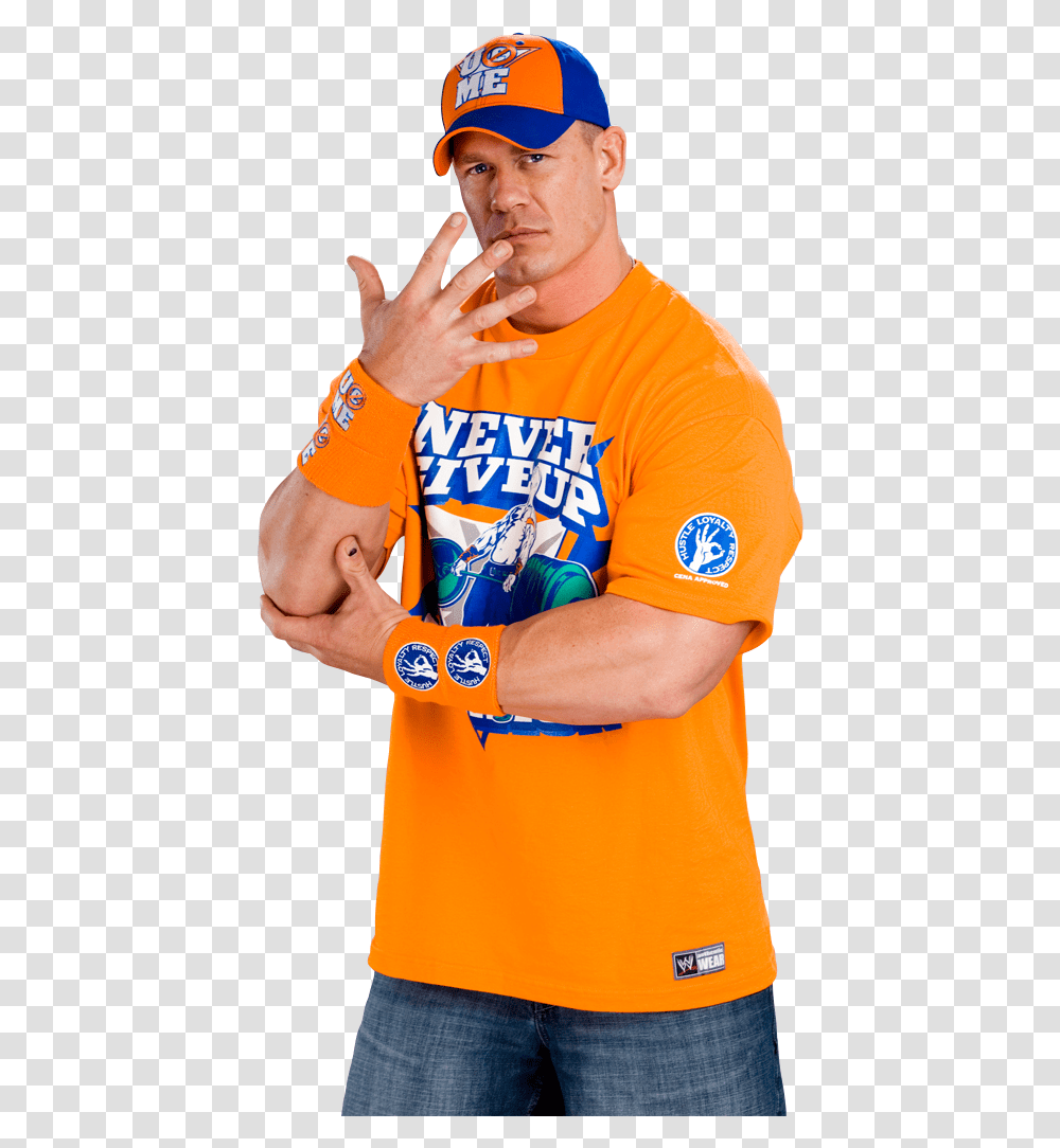 Wwe John Cena New, Person, Baseball Cap, Hat Transparent Png