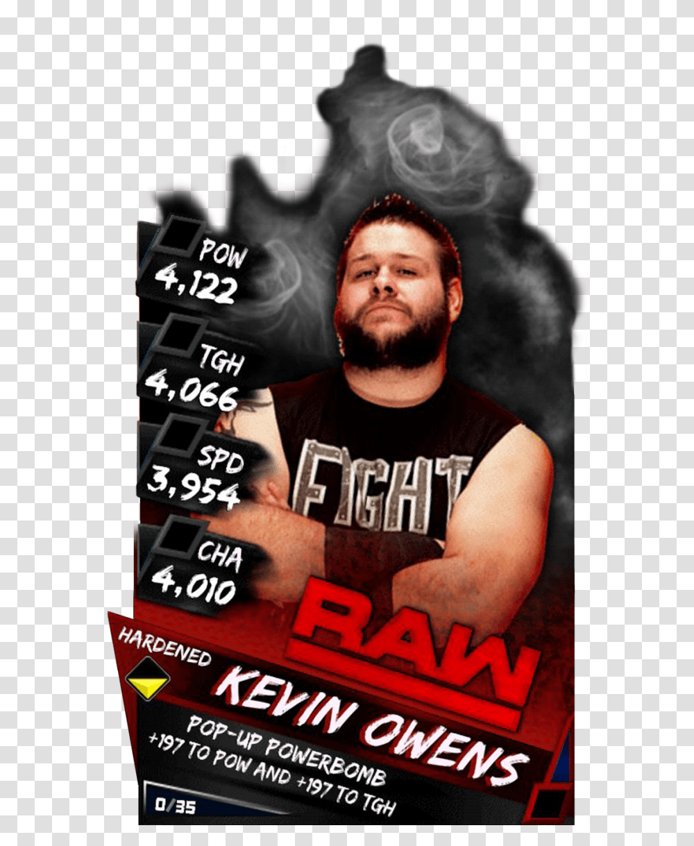 Wwe Kevin Owens, Face, Person, Poster, Advertisement Transparent Png