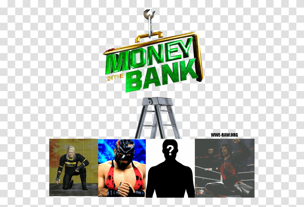Wwe Ladder Money In The Bank Logo, Person, Human, Helmet Transparent Png
