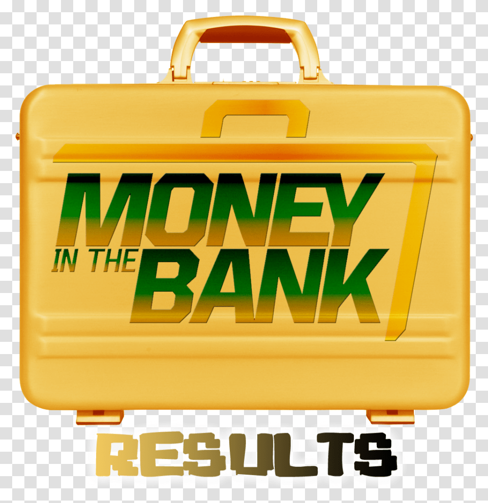 Wwe Ladder Wwe Yellow Money In The Bank Briefcase, First Aid, Bag, Word Transparent Png