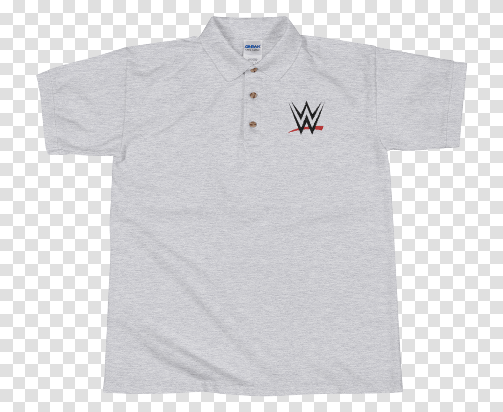 Wwe Logo Embroidered Polo Shirt Wwe Network, Apparel, Sleeve, T-Shirt Transparent Png
