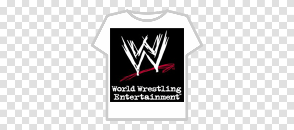 Wwe Logo Roblox Wwf And Wwe Logo, Clothing, Apparel, Text, Shirt Transparent Png