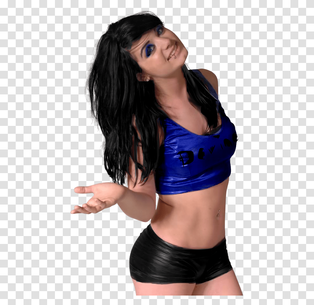 Wwe Paige 2015, Person, Female, Stomach Transparent Png