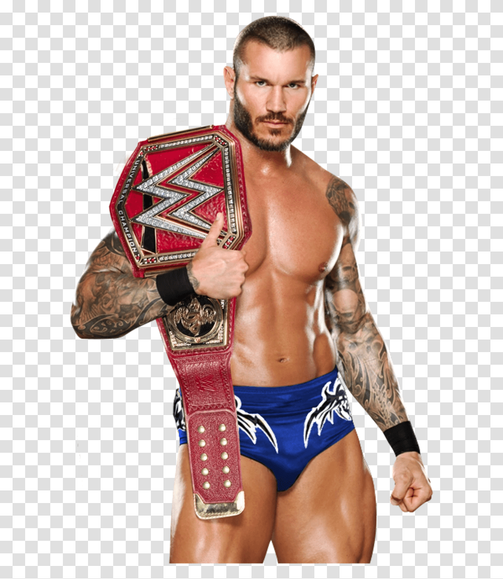 Wwe Randy Orton Champion, Skin, Person, Arm Transparent Png
