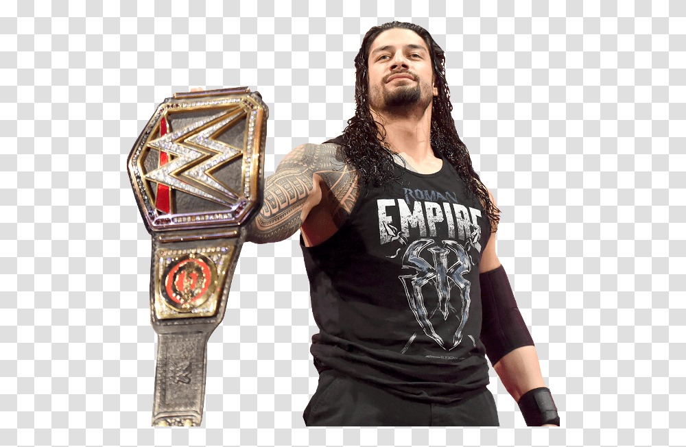 Wwe Roman Reigns Image Download, Person, Skin, Wristwatch Transparent Png