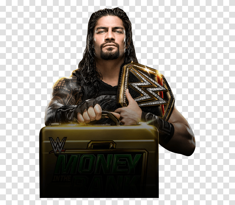 Wwe Roman Reigns Money In The Bank Roman, Person, Human, Face, Costume Transparent Png