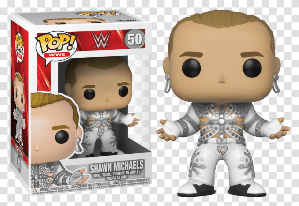 Wwe Shawn Michaels Pop, Doll, Toy, Person, Human Transparent Png