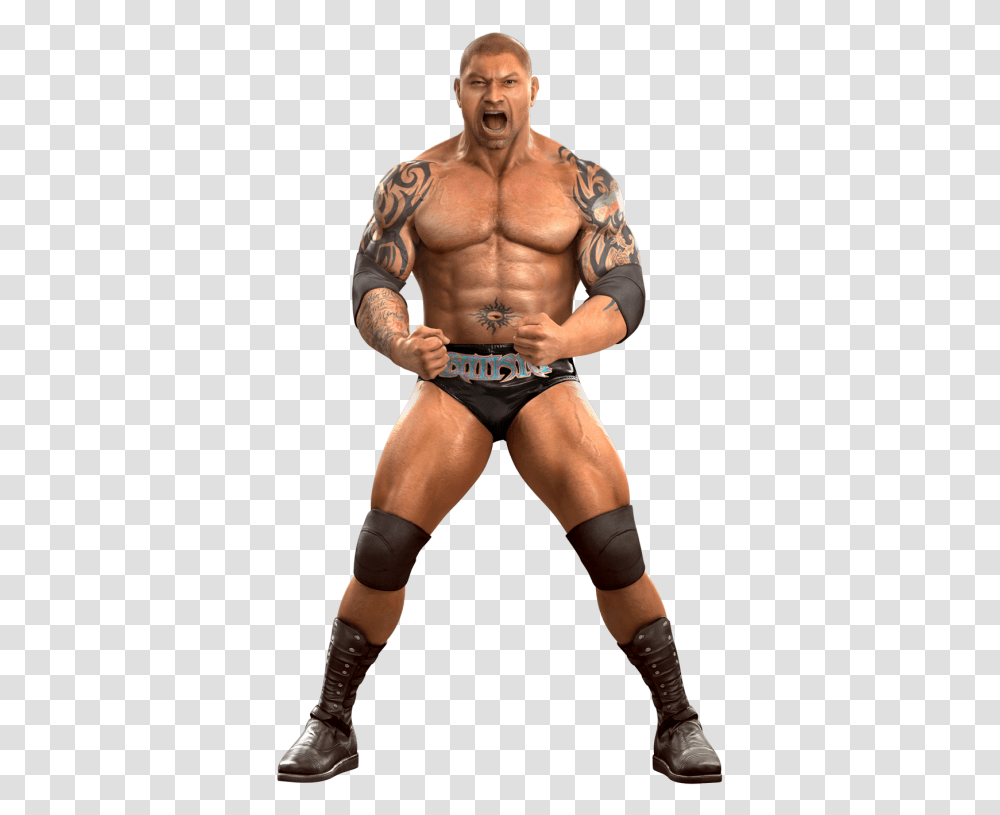 Wwe Smackdown Vs Raw 2011 Batista, Skin, Person, Human, Arm Transparent Png