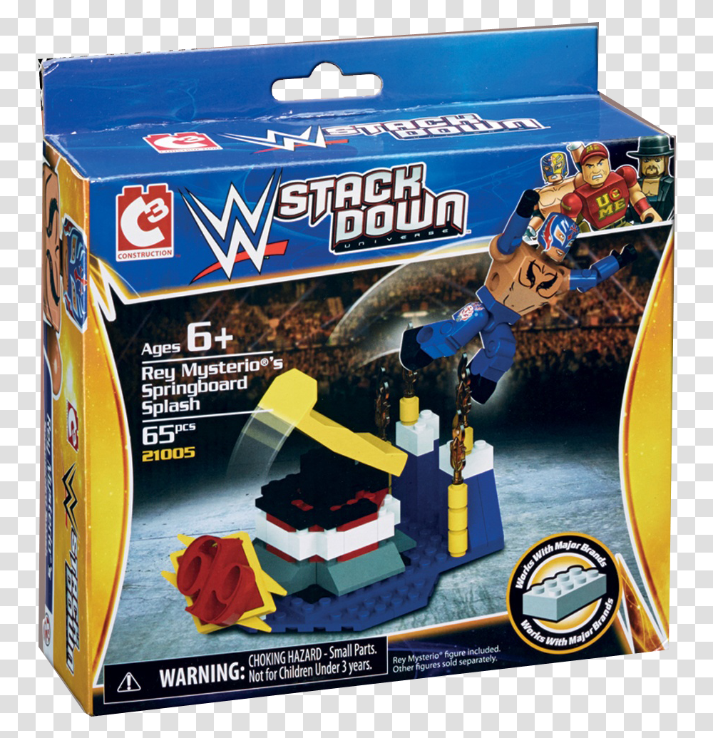 Wwe Stackdown Starter Set Rey Mysterio S Springboard W Stack Down Rey Mysterio, Person, Outdoors, Nature, Water Transparent Png