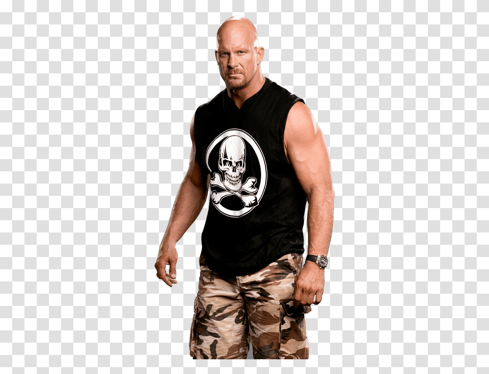 Wwe Stone Cold Hd, Skin, Person, Man Transparent Png