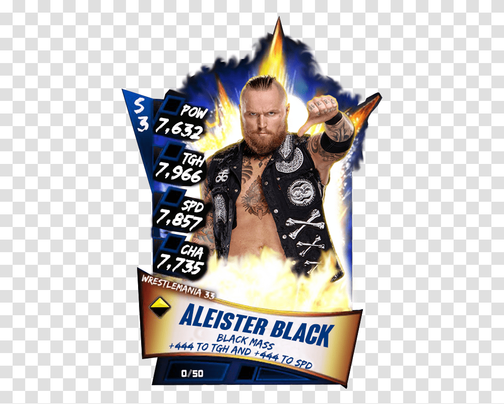 Wwe Super Card Template, Person, Human, Flyer, Poster Transparent Png
