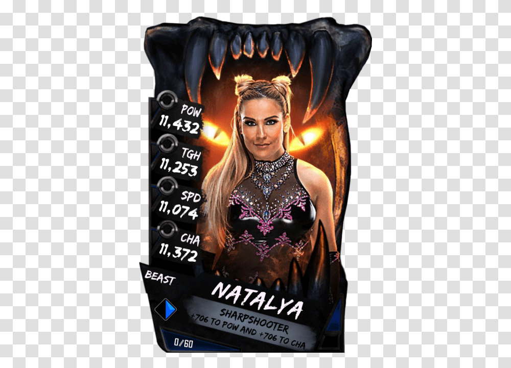 Wwe Supercard Alexa Bliss, Person, Advertisement, Poster, Flyer Transparent Png
