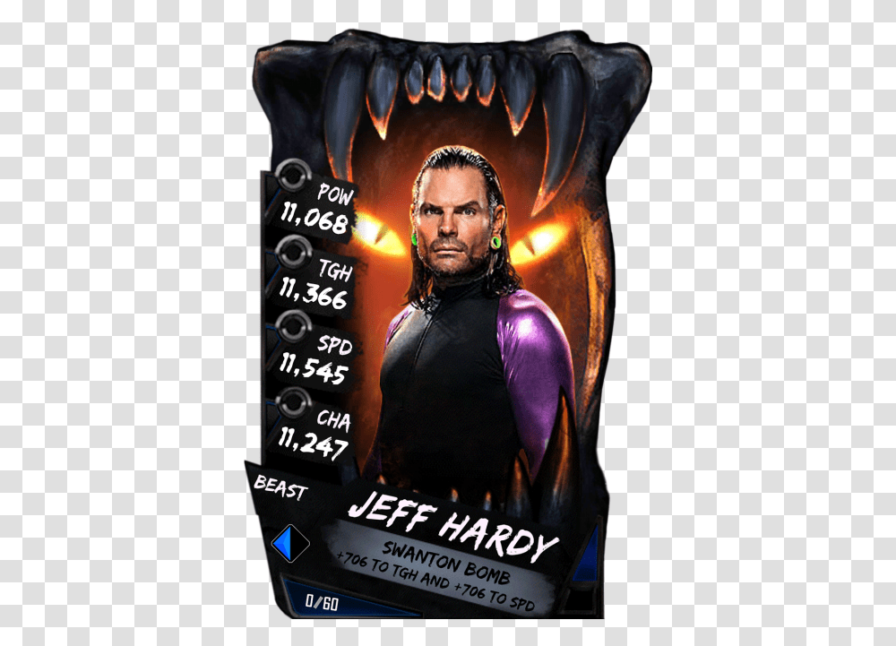 Wwe Supercard Beast Cards, Person, Human, Poster, Advertisement Transparent Png