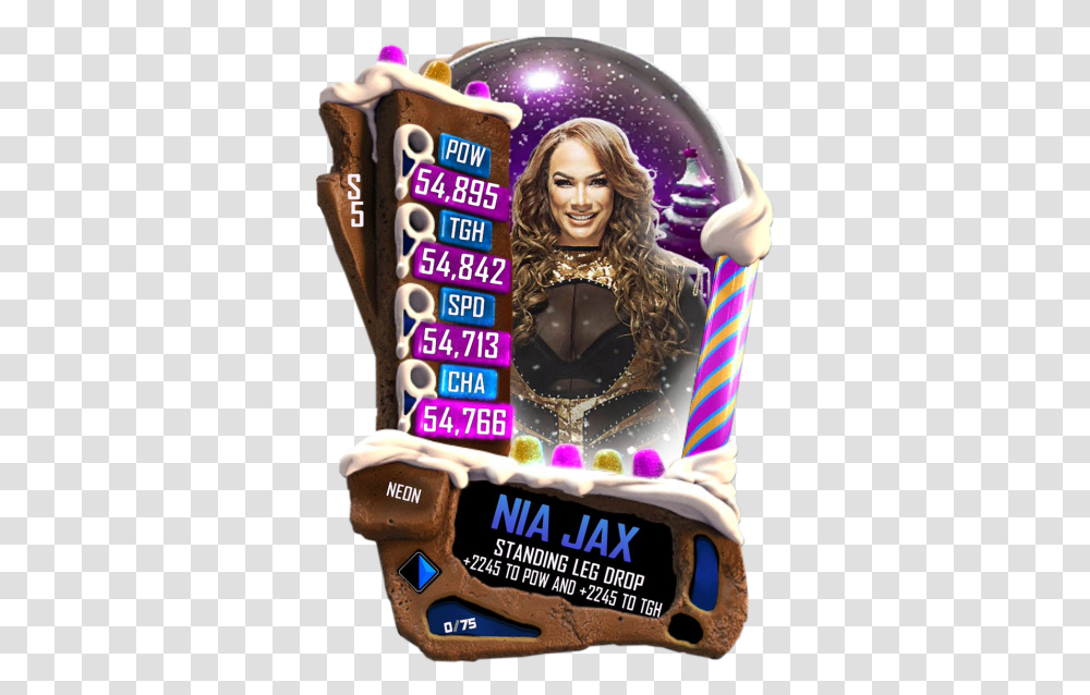 Wwe Supercard Christmas Cards, Person, Advertisement, Poster, Flyer Transparent Png