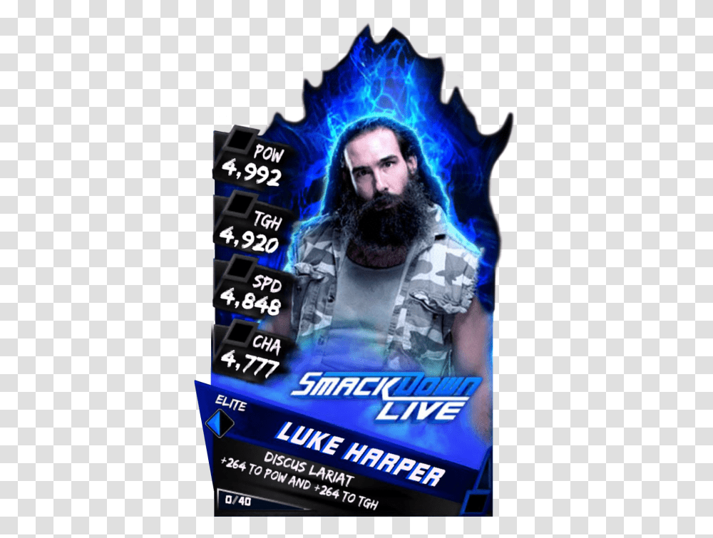 Wwe Supercard Elite Cards, Person, Face, Poster, Advertisement Transparent Png