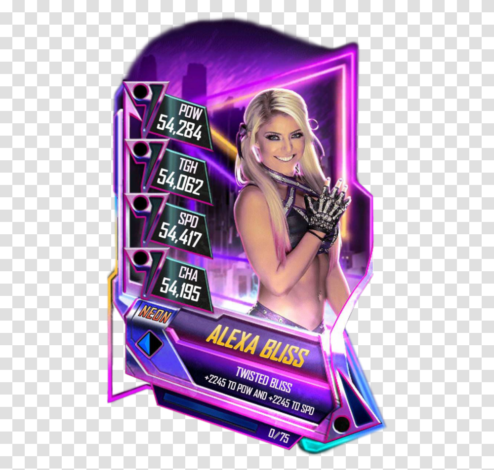 Wwe Supercard Neon Cards, Advertisement, Poster, Flyer, Paper Transparent Png