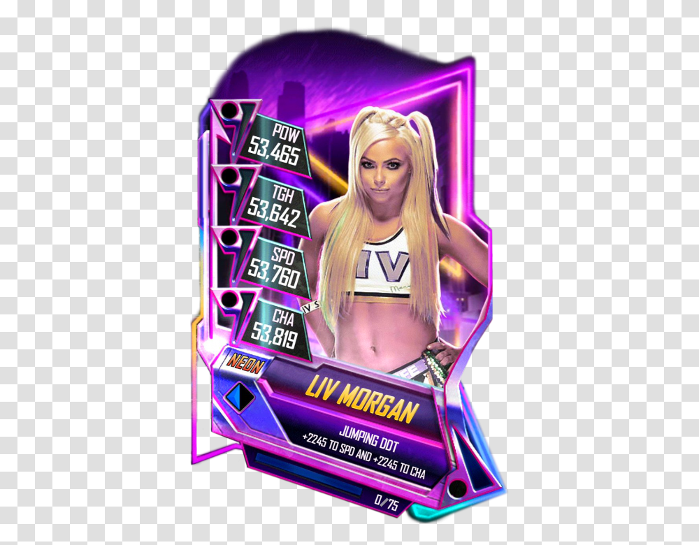 Wwe Supercard Neon Cards, Costume, Person, Human, Flyer Transparent Png