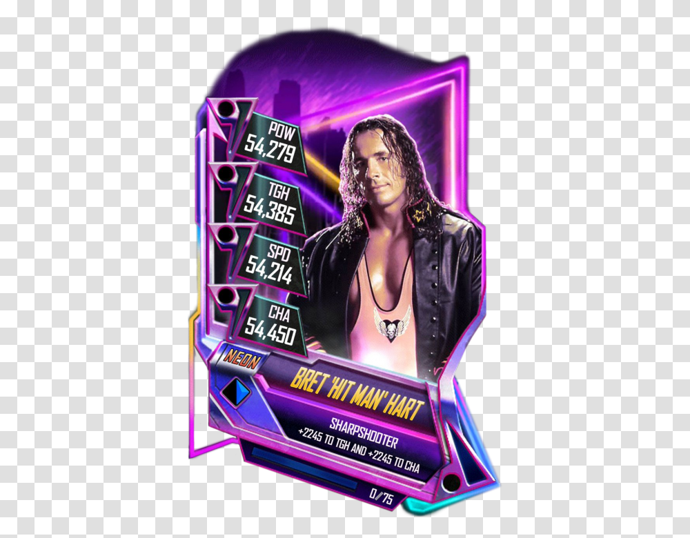 Wwe Supercard Neon Pro, Person, Human, Game, Advertisement Transparent Png
