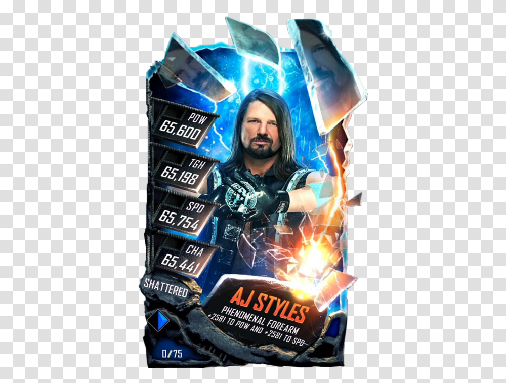 Wwe Supercard Shattered Cards, Poster, Advertisement, Flyer, Paper Transparent Png