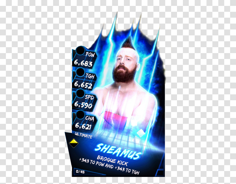 Wwe Supercard Sheamus, Face, Person, Poster, Advertisement Transparent Png