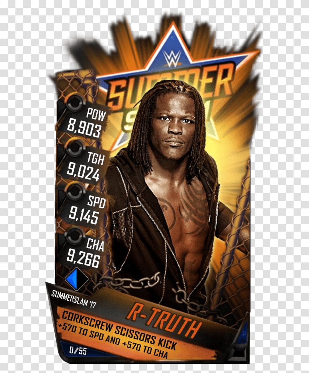 Wwe Supercard Summerslam 17 Cards Download Wwe Supercard Summerslam 17 Roman Reigns, Poster, Advertisement, Person, Skin Transparent Png