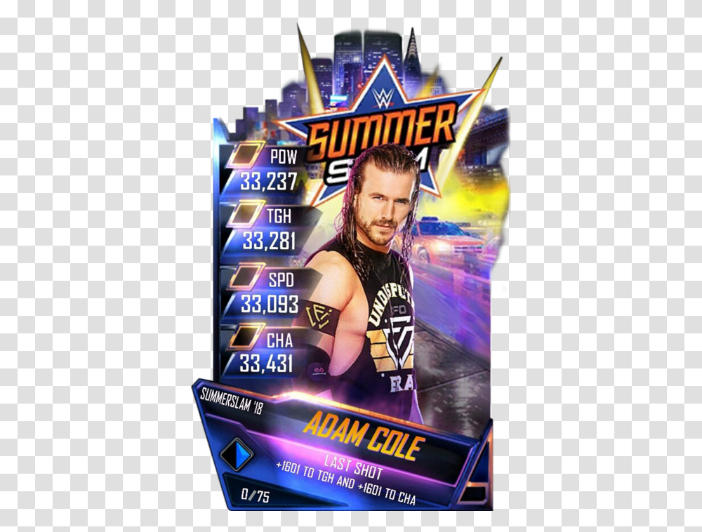 Wwe Supercard Summerslam 18 Cards, Advertisement, Poster, Flyer, Paper Transparent Png