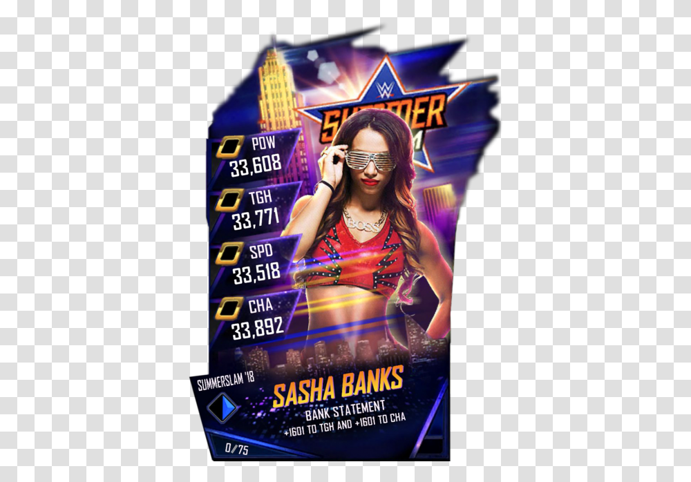 Wwe Supercard Summerslam 18 Fusion, Sunglasses, Accessories, Accessory, Person Transparent Png