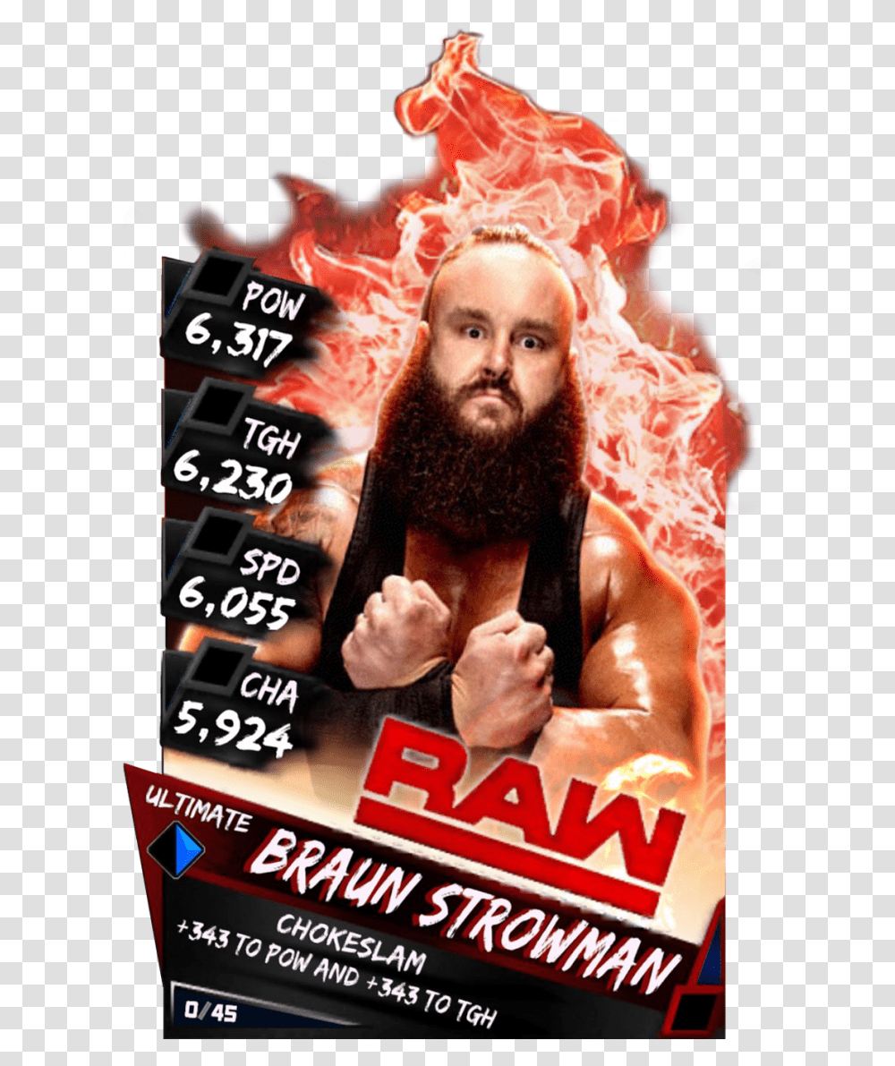 Wwe Supercard Ultimate Cards, Advertisement, Poster, Face, Person Transparent Png