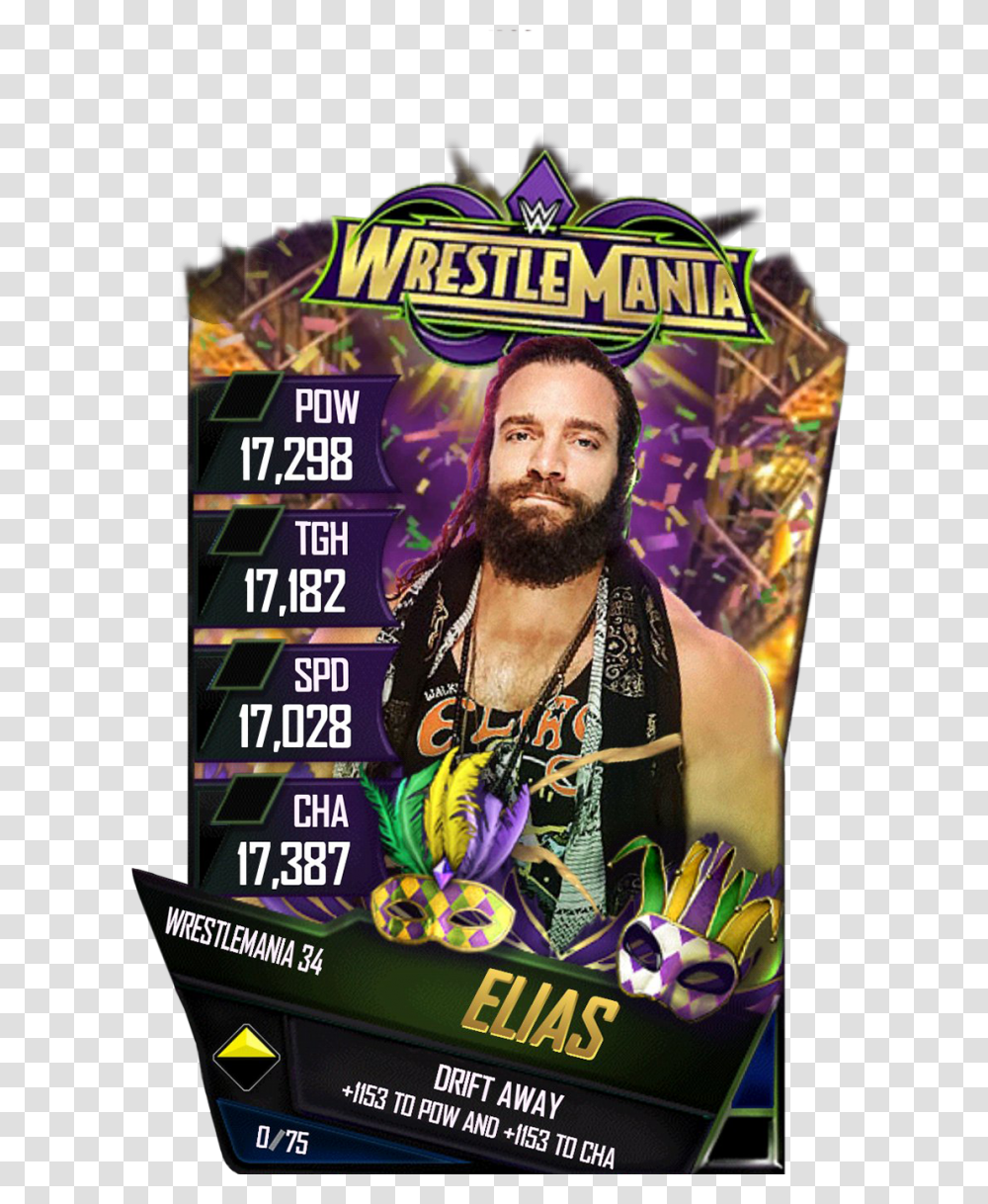 Wwe Supercard Wm, Advertisement, Person, Poster, Flyer Transparent Png
