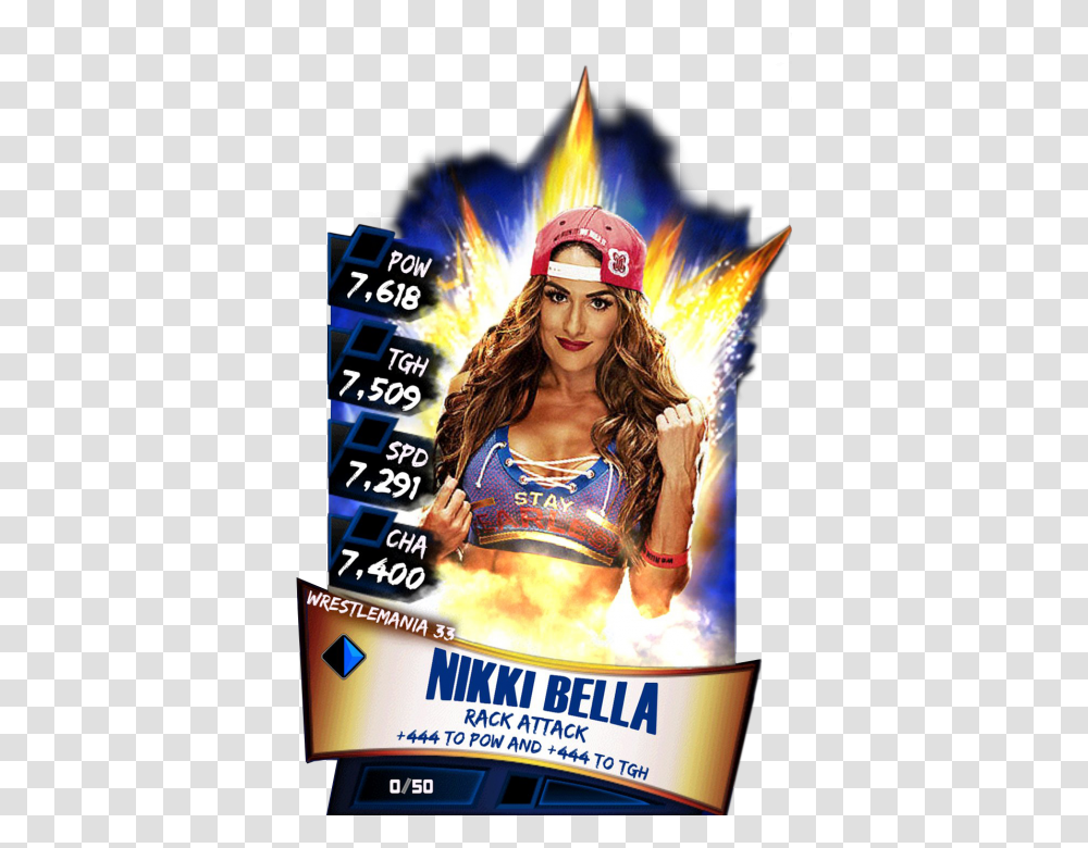 Wwe Supercard Wrestlemania 33 Cards, Person, Advertisement, Poster, Flyer Transparent Png