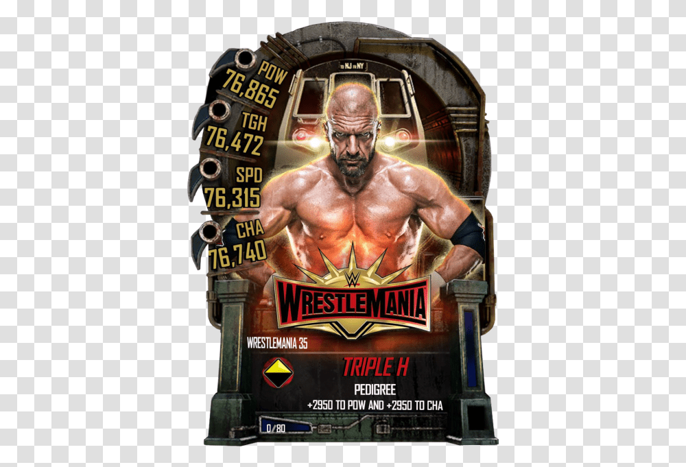 Wwe Supercard Wrestlemania, Person, Human, Advertisement, Poster Transparent Png