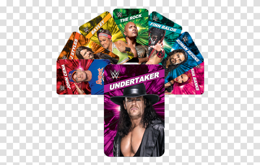 Wwe Superstar Rumble Cards, Hat, Person, Poster Transparent Png