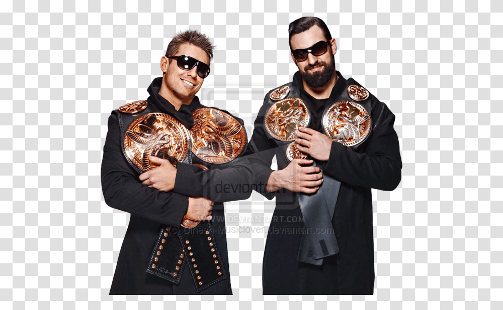 Wwe Tag Team Championship 2014, Sunglasses, Person, Gold, Horn Transparent Png