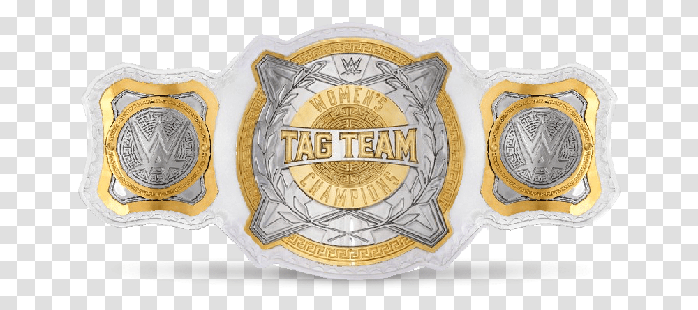 Wwe Tag Team Championship Womens Tag Team Championship, Buckle, Logo, Trademark Transparent Png