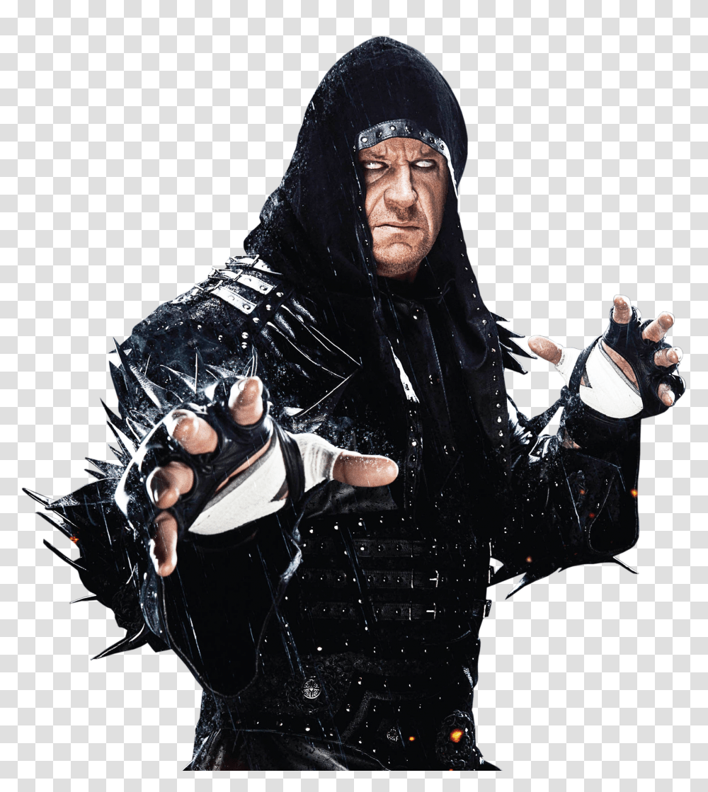 Wwe The Deadman Undertaker Undertaker, Clothing, Person, Coat, Long Sleeve Transparent Png
