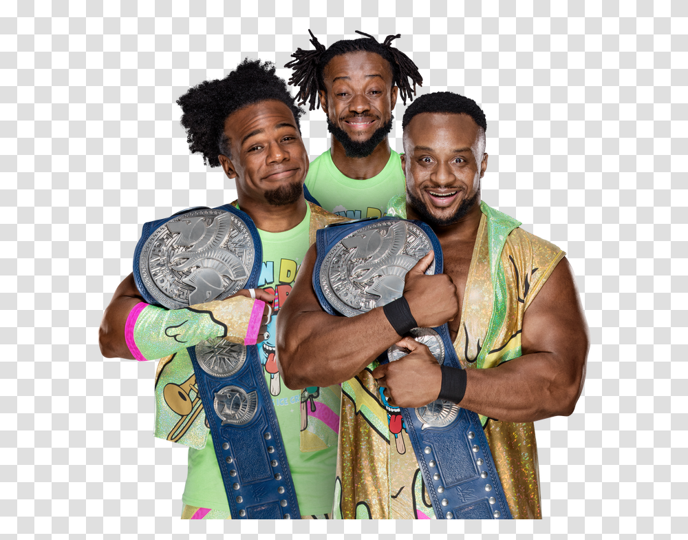 Wwe The New Day New Day Smackdown Tag Team Champions, Person, Costume, Face Transparent Png