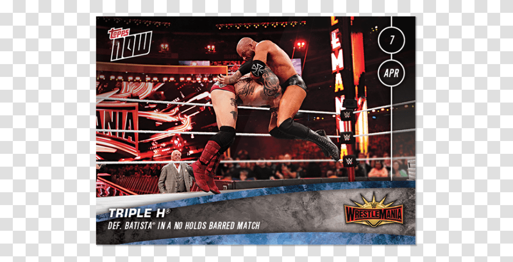 Wwe Topps Now Card Magento, Person, Sport, Lighting Transparent Png