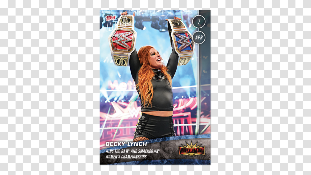 Wwe Topps Now Card, Person, Female, Face Transparent Png