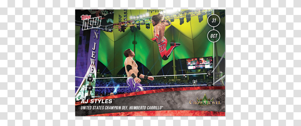 Wwe Topps Now Card, Person, Sport, People, Leisure Activities Transparent Png