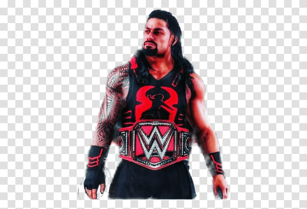 Wwe Universal Championship Roman Reigns Universal Title, Skin, Person, Musician, Musical Instrument Transparent Png