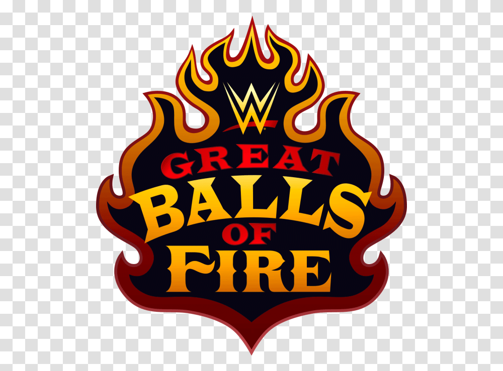 Wwe Updates Great Balls Of Fire Logo Photo Wwe Home Video, Circus, Leisure Activities, Text, Symbol Transparent Png