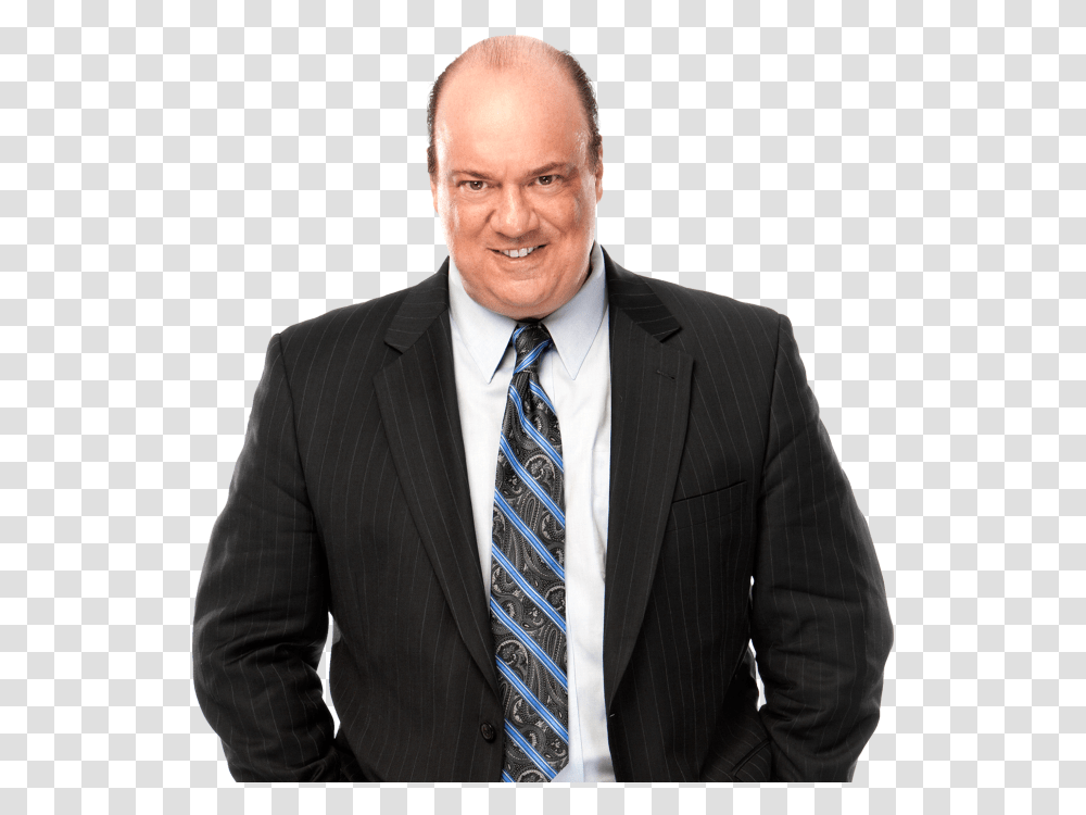 Wwe Wiki Brock Lesnar With Paul Heyman, Tie, Accessories, Person Transparent Png