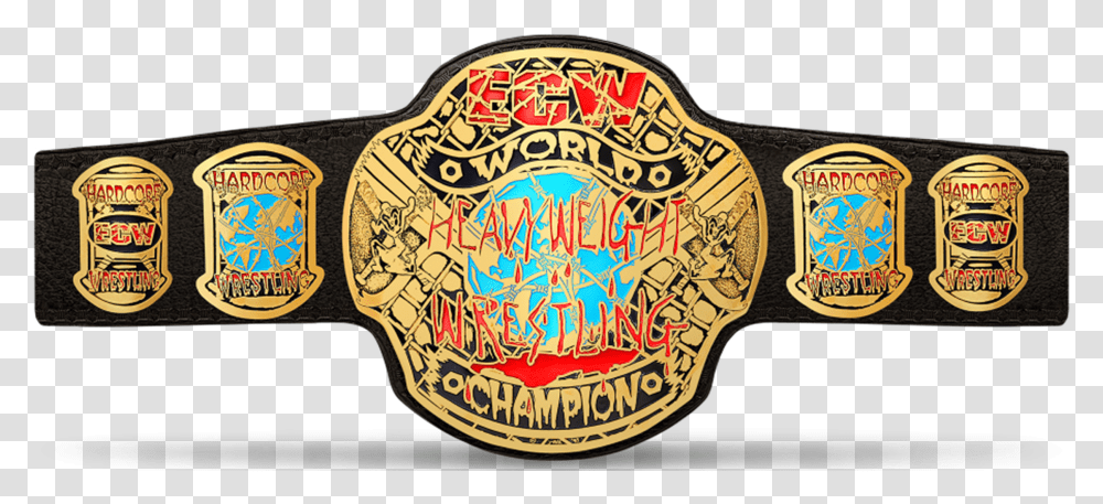 Wwe Wiki Wwe Ecw Championship Belt, Buckle, Logo, Trademark Transparent Png