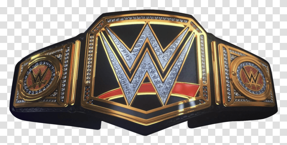 Wwe World Heavyweight Championship Belt By Wweseries120 Wwe Championship Graphic, Furniture, Wristwatch, Table, Cabinet Transparent Png