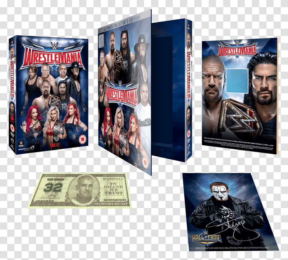 Wwe Wrestlemania Dvd Collectors Edition Transparent Png